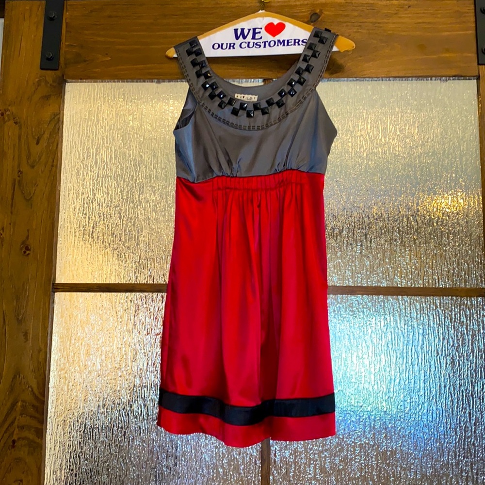 Color Block Cocktail Dress